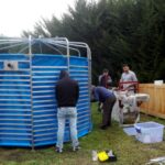 Planta de biogás doméstica de tamaño mediano